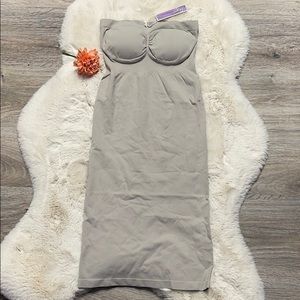 Isla Gray Slip Dress Size Small